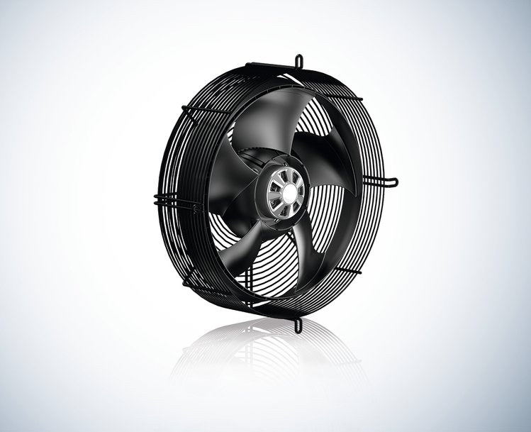 New axial fan improves efficiency of entire system